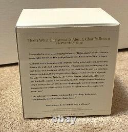 Hallmark That's What Christmas Is About Charlie Brown Peanuts Nativity Music Box