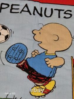 Handmade Custom Charlie Brown And Snoopy Quilt