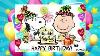 Happy Birthday To You Song Peanuts Snoopy Charlie Brown