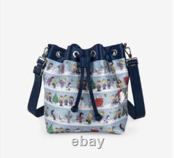 Harveys Peanuts Christmas Snoopy Charlie Brown and Gang Park Hopper Backpack New