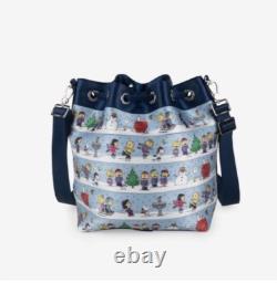 Harveys Peanuts Christmas Snoopy Charlie Brown and Gang Park Hopper Backpack New