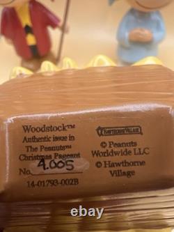 Hawthorne Village Peanuts Christmas Pageant Figurines Charlie Brown Lucy Snoopy