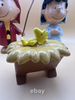 Hawthorne Village Peanuts Christmas Pageant Figurines Charlie Brown Lucy Snoopy