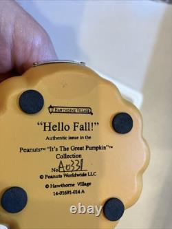 Hawthorne Village- Peanuts It's The great Pumpkin Charlie Brown Hello Fall Treat