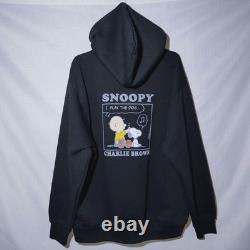 Hoodie XL Snoopy Charlie Brown Comic Peanuts Fleece Back