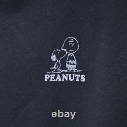 Hoodie XL Snoopy Charlie Brown Comic Peanuts Fleece Back