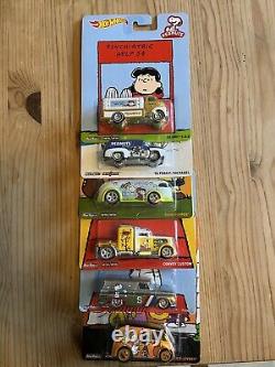 Hot Wheels Premium Pop Culture Peanuts Charlie Brown Snoopy Convoy Custom HTF