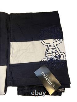 ICEBERG Snoopy & Charlie Brown T-Shirt Shorts Set Embroidered Logo New Tags