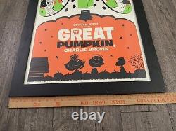 IT'S THE GREAT PUMPKIN CHARLIE BROWN SIGNED 151 Of 280 PEANUTS SNOOPY PRINT 2012