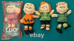Ideal Charlie Brown Peppermint Patty Lucy Linus Ragdoll