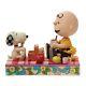 Jim Shore × Peanuts Snoopy & Charlie Brown & Woodstock Figure Picnic Japan New