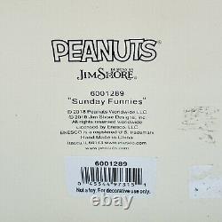 Jim Shore Peanuts Sunday Funnies Snoopy Charlie Brown Lucy Linus Enesco RARE