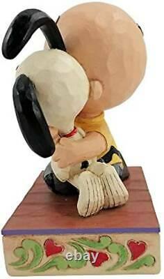 Jim Shore Snoopy Charlie Brown Hug Mini Objects Figure Figurehead