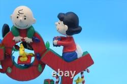 KURT SADLER Peanuts Joy Resin Table Piece Snoopy Christmas Charlie Brown