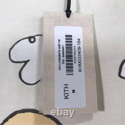 Kith for Peanuts Charlie Brown Just Us Tee, Men's Size M Sandrift