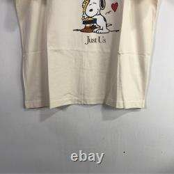 Kith for Peanuts Charlie Brown Just Us Tee, Men's Size M Sandrift