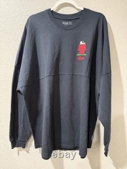 Knott's Berry Farm Unisex Size XL Black & Red Peanuts Snoopy Charlie Brown NWT