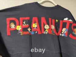 Knott's Berry Farm Unisex Size XL Black & Red Peanuts Snoopy Charlie Brown NWT