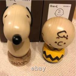 Kokeshi Saburo Snoopy Charlie Brown