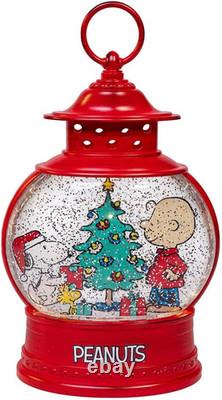 Kurt Adler © Battery Operated USB Light up Snoopy & Charlie Brown Lantern