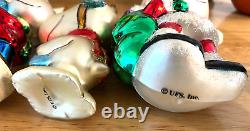 Kurt Adler Peanuts Charlie Brown Lucy Snoopy Flying Ace Polonaise Glass Ornament