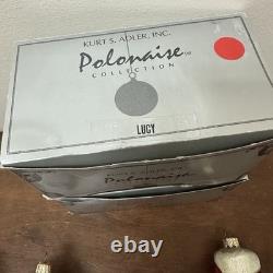 Kurt Adler Polonaise Ornament Peanuts Lucy Snoopy Charlie Brown Woodstock Lot 4