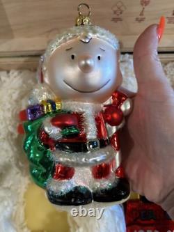 Kurt Adler Polonaise Peanuts 50th Anniv Ltd Ed Ornaments Snoopy Charlie Brown +