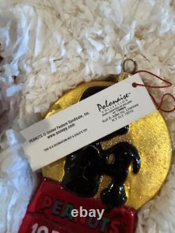 Kurt Adler Polonaise Peanuts 50th Anniv Ltd Ed Ornaments Snoopy Charlie Brown +