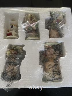 LENOX PEANUTS BARBECUE Set Snoopy Charlie Brown Lucy Linus Sally NEW in BOX wCOA