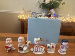 LENOX PEANUTS VALENTINE'S DAY-SNOOPY Lucy SALLY Linus Charlie NWB