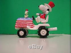 LENOX it's INDEPENDENCE DAY SNOOPY Peanuts NEW in BOX withCOA Charlie Brown Lucy