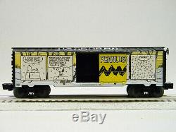 LIONEL PEANUTS SNOOPY COMIC ART WINTER BOX CAR O GAUGE train cartoon 6-84678 NEW