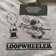 Loopwheeler × Peanuts Sweatshirt 20aw L Grey Used Japan Snoopy Charlie Brown