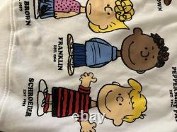 Lacoste x Peanuts Hoodie M White Snoopy Charlie Brown Lucy Unisex Rare