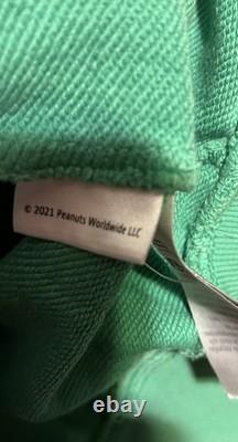 Lacoste x Peanuts Hoodie Sweatshirt M RARE Green Snoopy Charlie Brown Unisex