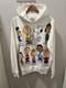 Lacoste X Peanuts Unisex Hoodie Medium White Snoopy Charlie Brown Nwt Very Rare