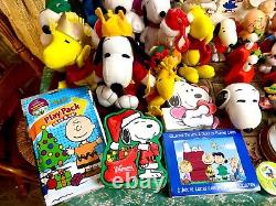 Large Lot of Peanuts Collectables