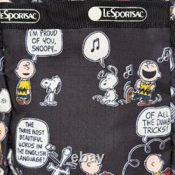 LeSportsac × PEANUTS Mini Phone Crossbody Bag Snoopy Charlie Brown New