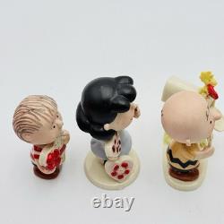 Lenox A Peanuts Valentine's Day Set Of 5 Figurines Charlie Brown Lucy Snoopy NEW
