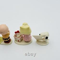 Lenox A Peanuts Valentine's Day Set Of 5 Figurines Charlie Brown Lucy Snoopy NEW