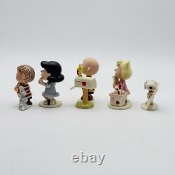 Lenox A Peanuts Valentine's Day Set Of 5 Figurines Charlie Brown Lucy Snoopy NEW