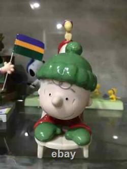 Lenox Charlie Brown Snoopy Sledding Adventure Sculpture Figurine Statue Gift