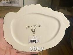 Lenox Giving Thanks figurine Peanuts gang Charlie Brown Snoopy Thanksgiving Mint