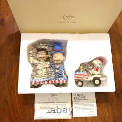 Lenox It's Independence Day Charlie Brown Patriotic Parade Snoopy in BOX COA