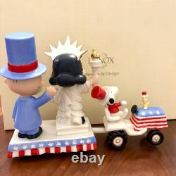 Lenox It's Independence Day Charlie Brown Patriotic Parade Snoopy in BOX COA