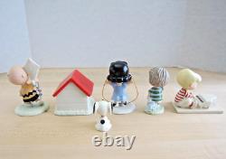 Lenox Peanuts Celebrate 60 Years Set of 5 Charlie Brown Lucy Snoopy New In Box