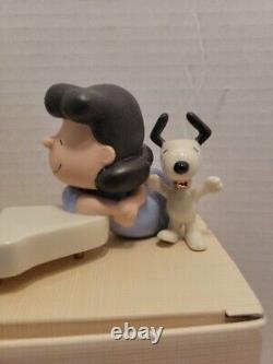 Lenox Peanuts Charlie Brown, Play It Again Schroeder # 813199 Snoopy Box