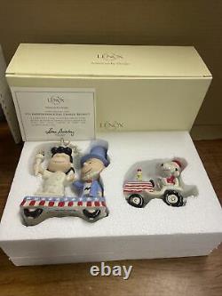 Lenox Peanuts It's Independence Day Charlie Brown Lucy Snoopy 820463 Mint in Box