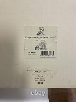 Lenox Peanuts It's Independence Day Charlie Brown Lucy Snoopy 820463 Mint in Box