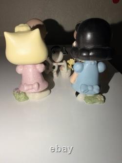 Lenox Peanuts It's The Easter Beagle Charlie Brown Set Of 5